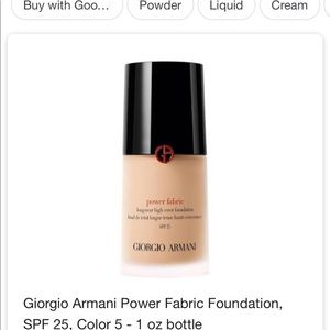 Giorgio Armani Powder fabric Shade 5